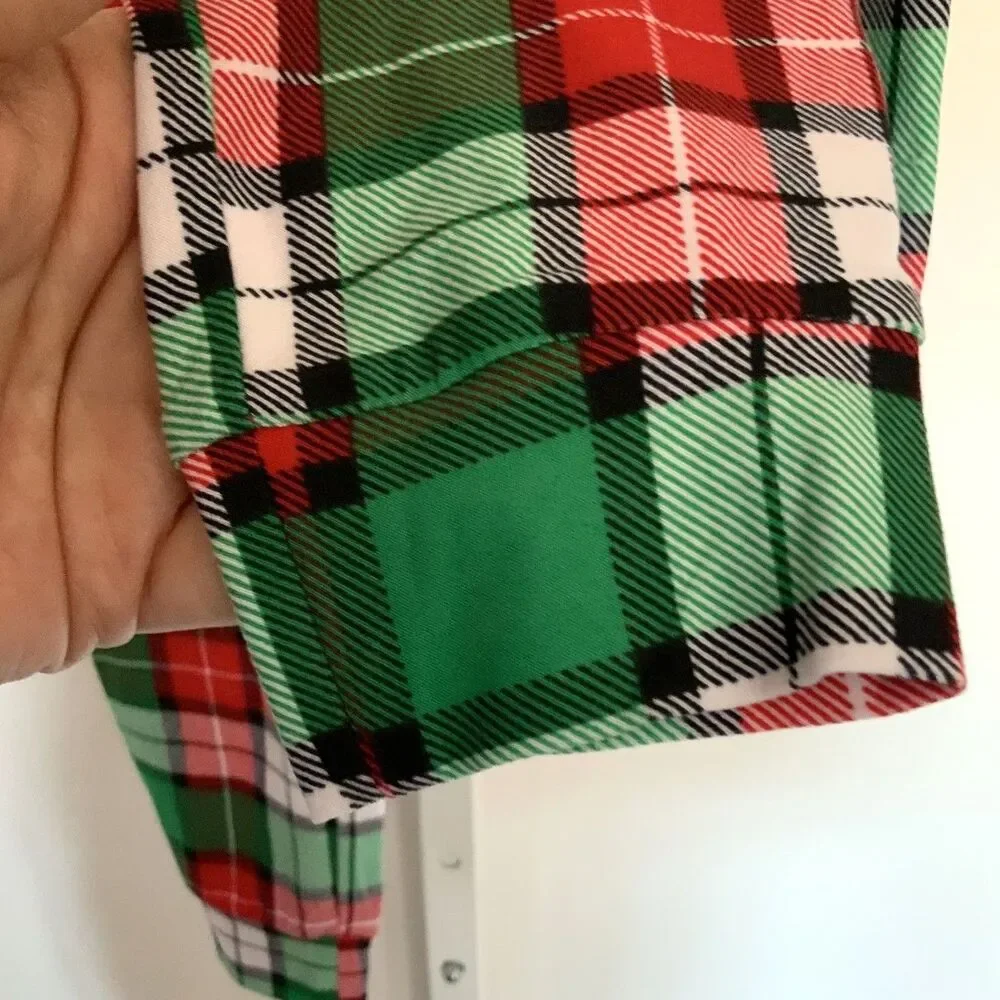 NWT!! Kids Size 4 Christmas Plaid Joggers (See Measurements)